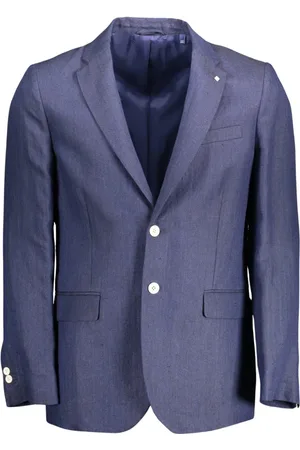 GANT Heren, Jassen, Blauw, Maat: XL Linnen