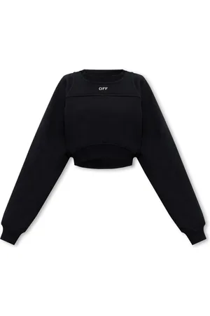 OFF-WHITE Dames, Sweatshirts & Hoodies, Zwart, Maat: M Katoen