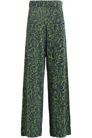 Essentiel Antwerp Dames, Broeken, Groen, Maat: M Nylon