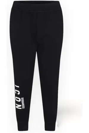 Dsquared2 Heren, Broeken, Zwart, Maat: S Fleece