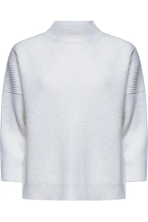Max Mara Dames, Truien, Wit, Maat: L Wol