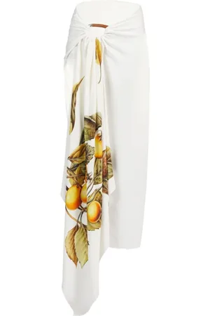 Salvatore Ferragamo Dames, Rokken, Wit, Maat: XS