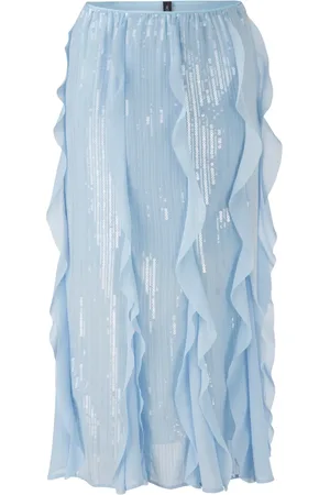 Marc Cain Dames, Rokken, Blauw, Maat: S Poliester
