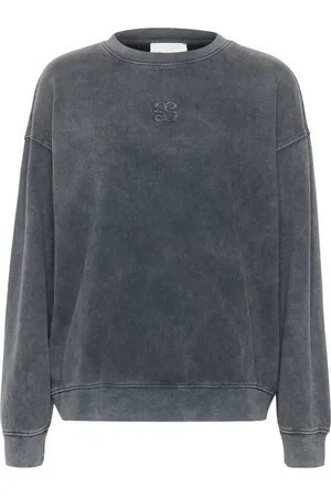 My Essential Wardrobe Dames, Sweatshirts & Hoodies, Grijs, Maat: L Katoen
