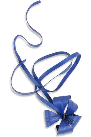 Salvatore Ferragamo Dames, Accessoires, Blauw, Maat: ONE Size Leer
