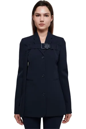 OFF-WHITE Dames, Jassen, Blauw, Maat: S Wol