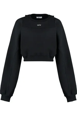 OFF-WHITE Dames, Sweatshirts & Hoodies, Zwart, Maat: S Katoen