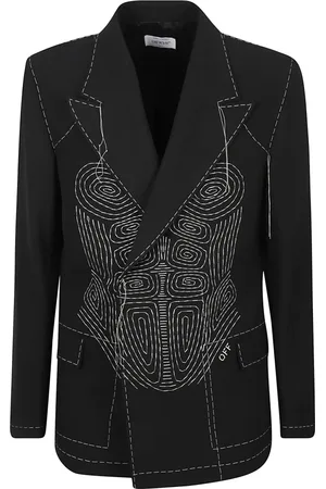 OFF-WHITE Heren, Jassen, Zwart, Maat: L Wol
