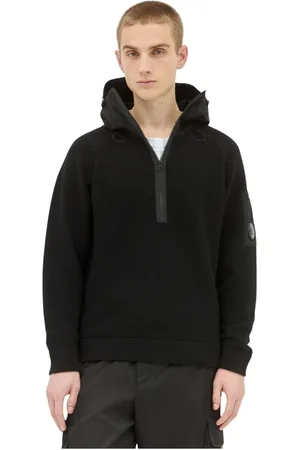 C.P. Company Heren, Sweatshirts & Hoodies, Zwart, Maat: XL Wol