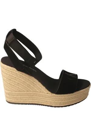 Calvin Klein Dames, Schoenen, Zwart, Maat: 39 EU Katoen