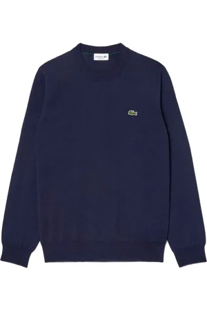 Lacoste Heren, Truien, Blauw, Maat: 4XL Wol