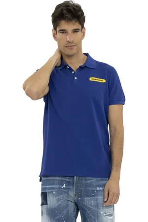 Dsquared2 Heren, Tops, Blauw, Maat: XL Katoen