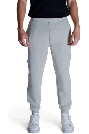 Calvin Klein Heren, Broeken, Grijs, Maat: XL Katoen