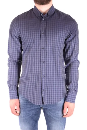 Dondup Heren, Overhemden, Blauw, Maat: S