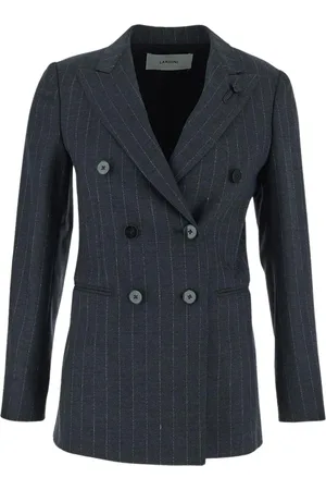 LARDINI Dames, Jassen, Grijs, Maat: M Wol
