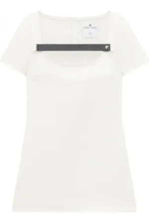 Courrèges Dames, Tops, Wit, Maat: L