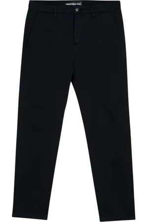 DEPARTMENT FIVE Heren, Broeken, Zwart, Maat: W38 Gabardine