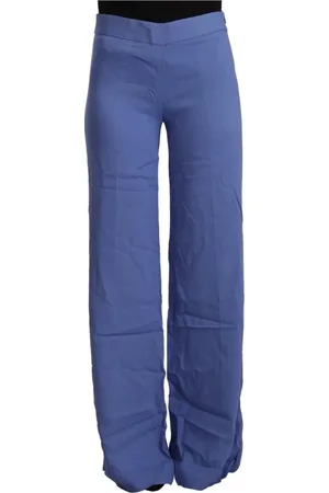 P.A.R.O.S.H. Dames, Broeken, Blauw, Maat: 2XS Viscose