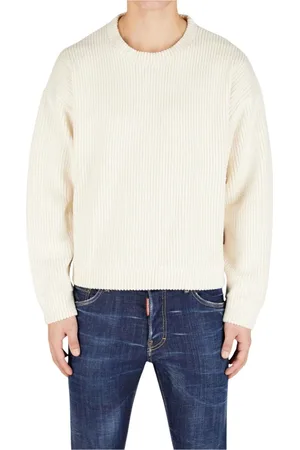 Dsquared2 Heren, Truien, Wit, Maat: XS Katoen