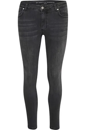 My Essential Wardrobe Dames, Jeans, Grijs, Maat: W29 Katoen