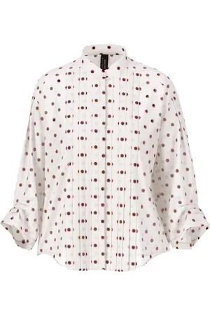 Marc Cain Dames, Blouses & Shirts, Wit, Maat: XL