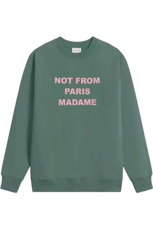 Drôle de Monsieur Heren, Sweatshirts & Hoodies, Groen, Maat: L Katoen