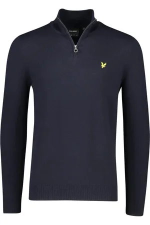 Lyle & Scott Heren, Truien, Blauw, Maat: 2XL Katoen
