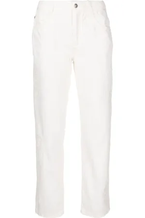 ERMANNO SCERVINO Dames, Jeans, Wit, Maat: M Denim