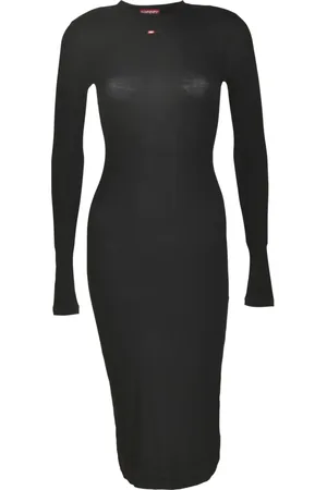 Diesel Dames, Jurken, Zwart, Maat: XS