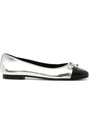 Tory Burch Dames, Schoenen, Grijs, Maat: 37 1/2 EU Leer