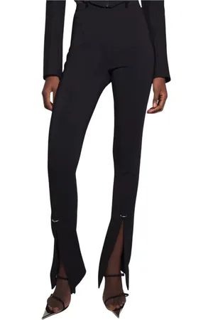 MUGLER Dames, Broeken, Zwart, Maat: XS Viscose