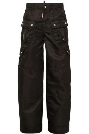 Dsquared2 Dames, Broeken, Zwart, Maat: XS Satijn