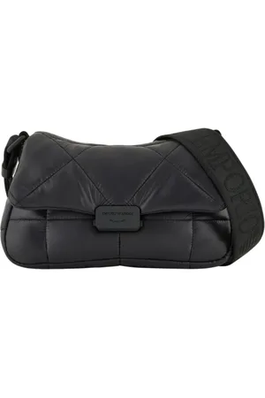 Emporio Armani Dames, Tassen, Zwart, Maat: ONE Size Polyamide