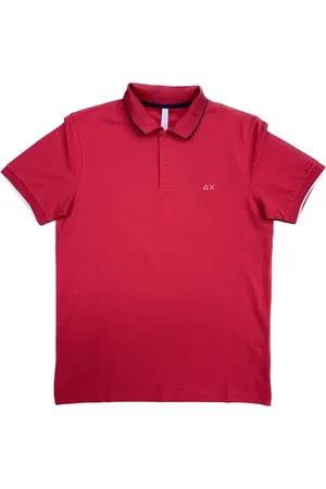 sun68 Heren, Tops, Rood, Maat: M Katoen