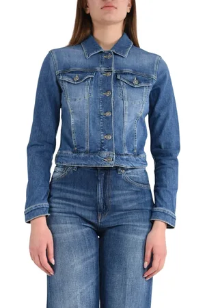 Dondup Dames, Jassen, Blauw, Maat: M Denim