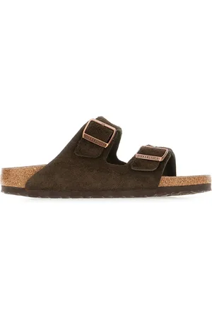 Birkenstock Dames, Schoenen, Bruin, Maat: 42 EU Suède