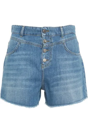 Liu Jo Dames, Korte broeken, Blauw, Maat: W25 Denim
