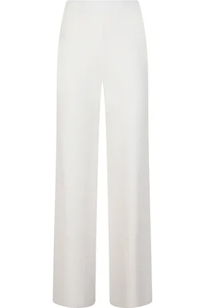 Max Mara Dames, Broeken, Wit, Maat: XS Jersey