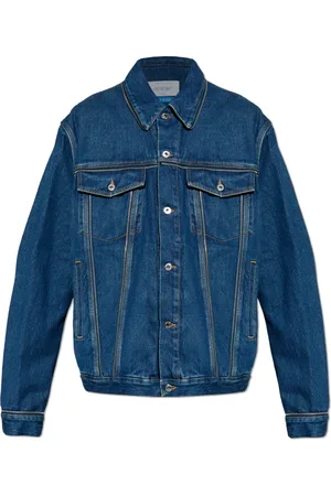 OFF-WHITE Heren, Jassen, Blauw, Maat: M Denim