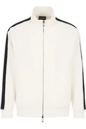 Emporio Armani Heren, Sweatshirts & Hoodies, Wit, Maat: S Katoen