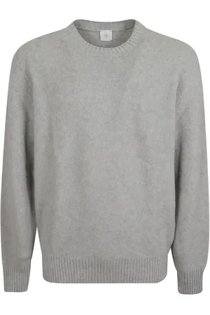ELEVENTY Heren, Truien, Grijs, Maat: XL Wol