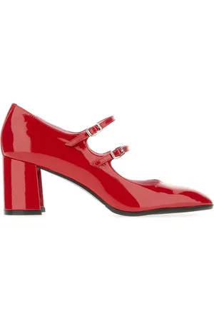 Carel Dames, Schoenen, Rood, Maat: 39 EU Leer