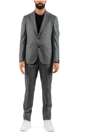 TAGLIATORE Heren, Pakken, Grijs, Maat: XL Wol