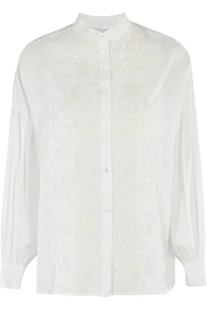 ERMANNO SCERVINO Dames, Blouses & Shirts, Wit, Maat: XS Katoen
