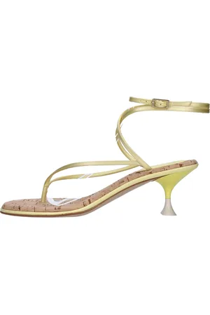 3Juin Dames, Schoenen, Geel, Maat: 40 EU Leer