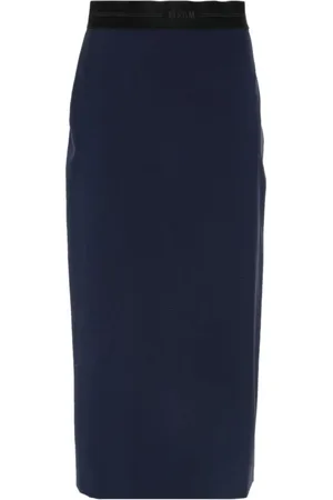 Msgm Dames, Rokken, Blauw, Maat: S Wol