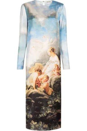 Roberto Cavalli Dames, Jurken, Veelkleurig, Maat: XS