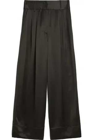 By Malene Birger Dames, Broeken, Zwart, Maat: XS Leer