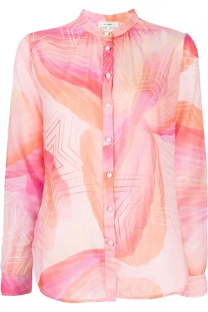 FORTE FORTE Dames, Blouses & Shirts, Roze, Maat: L Voile