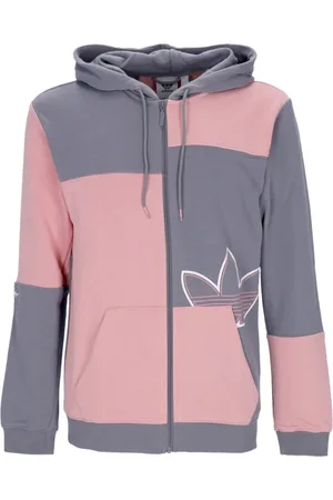 adidas Heren, Sweatshirts & Hoodies, Roze, Maat: M Katoen